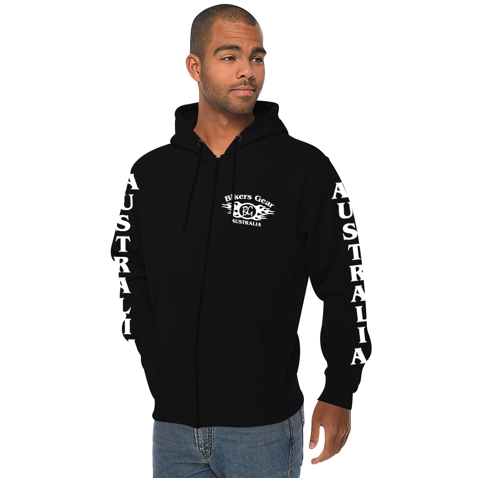 Bikers Gear Australia Alpha Protective Motorcycle Hoodie lined with Kevlar