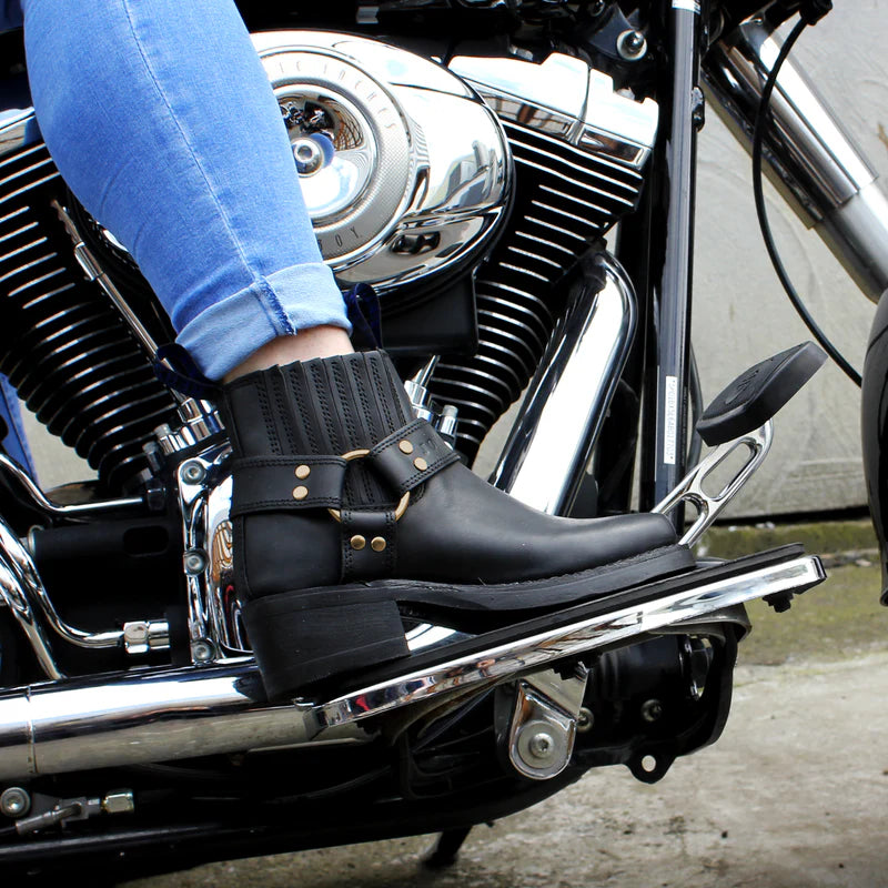 Johnny Short Boots Reb Women Classic Black