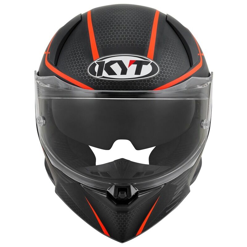 KYT Motorcycle R2R Concept Helmet Matt Black Red