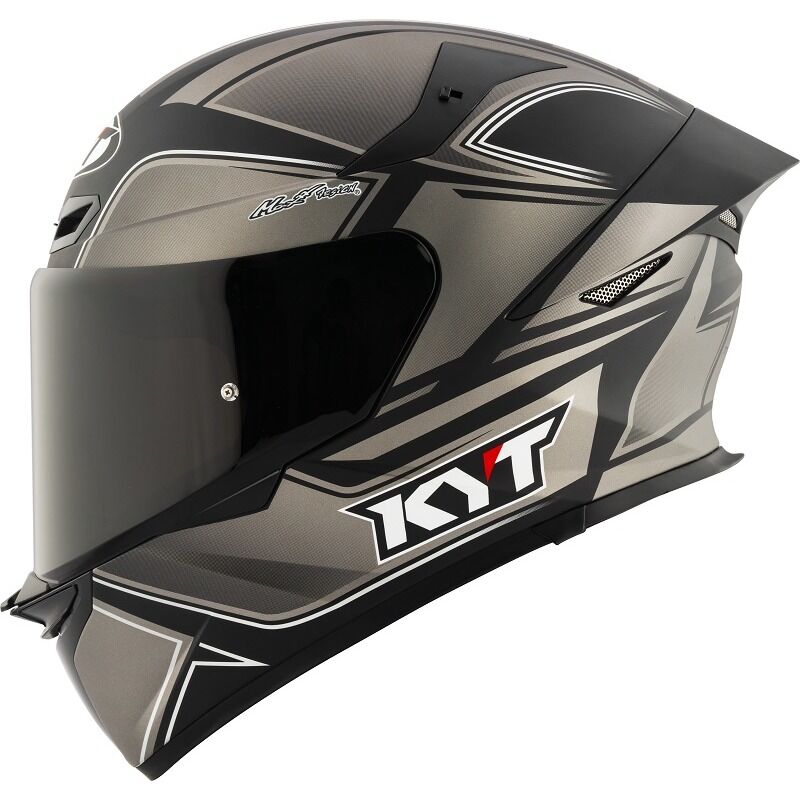 KYT Motorcycle TT Revo Tourist Helmet Matt Cool Grey