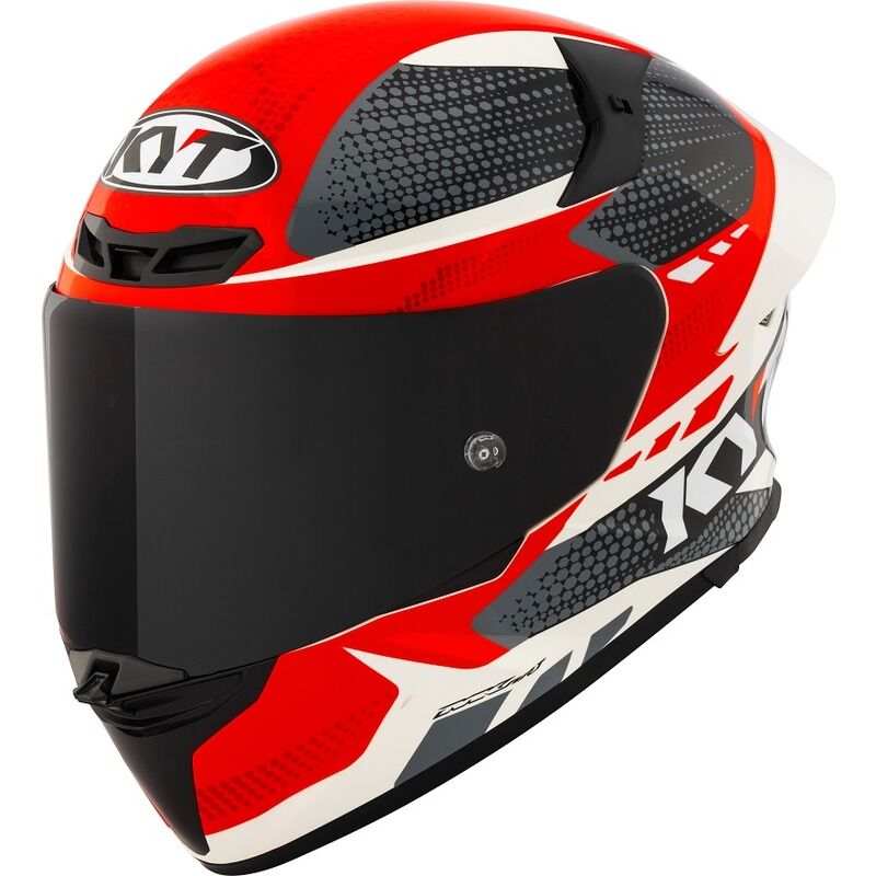 KYT Motorcycle TT Revo Gear Black Red Helmet