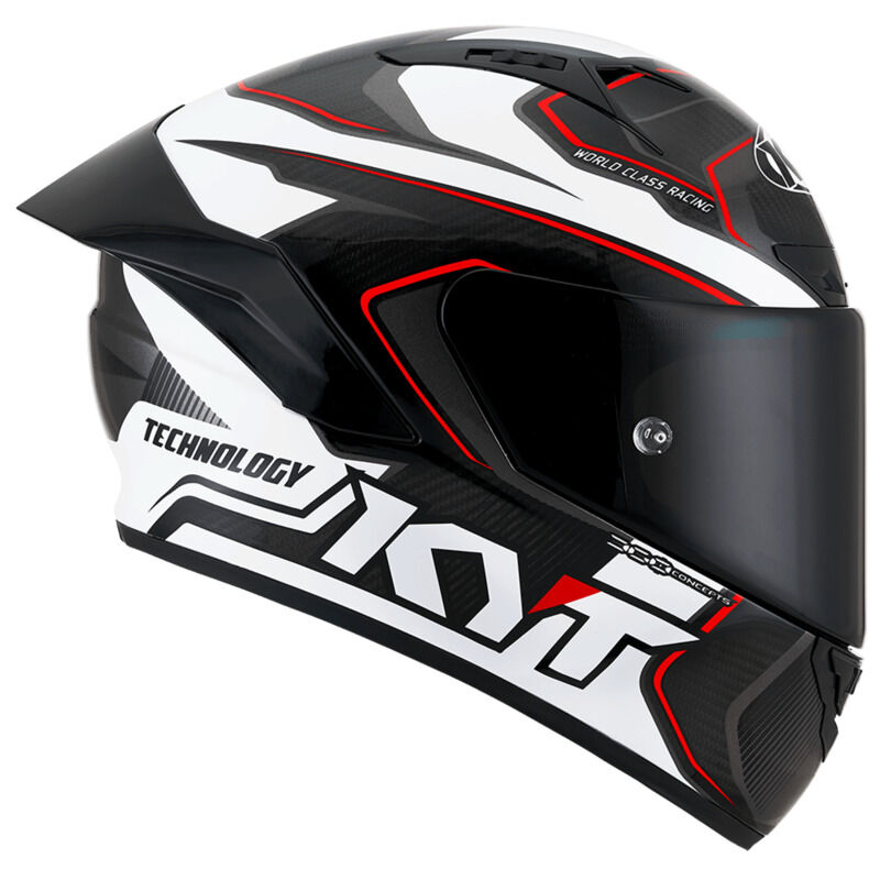 KYT Motorcycle NZ Race Competition White Carbon Helmet