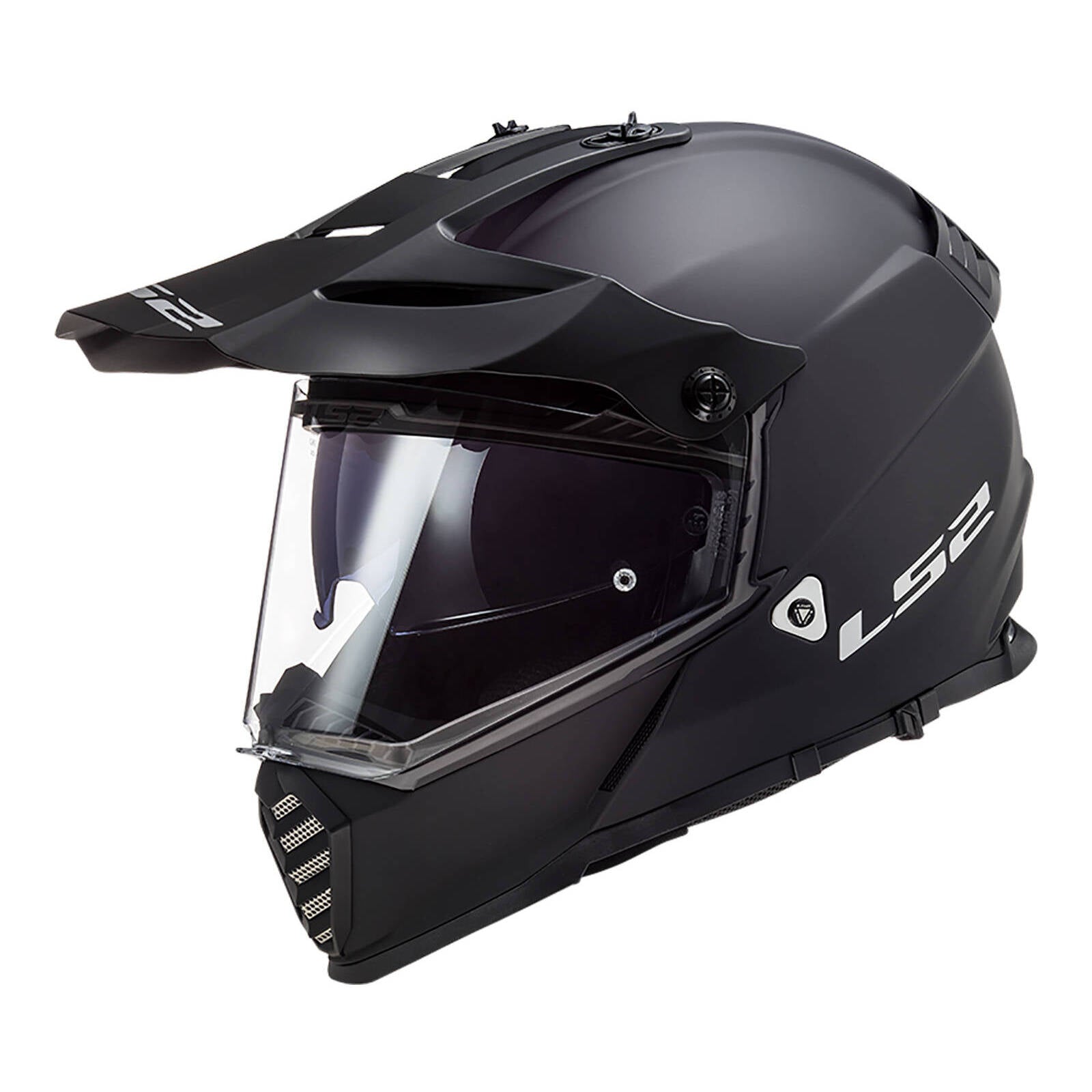 LS2 MX436 Pioneer Evo Motorcycle Helmet Matte Black