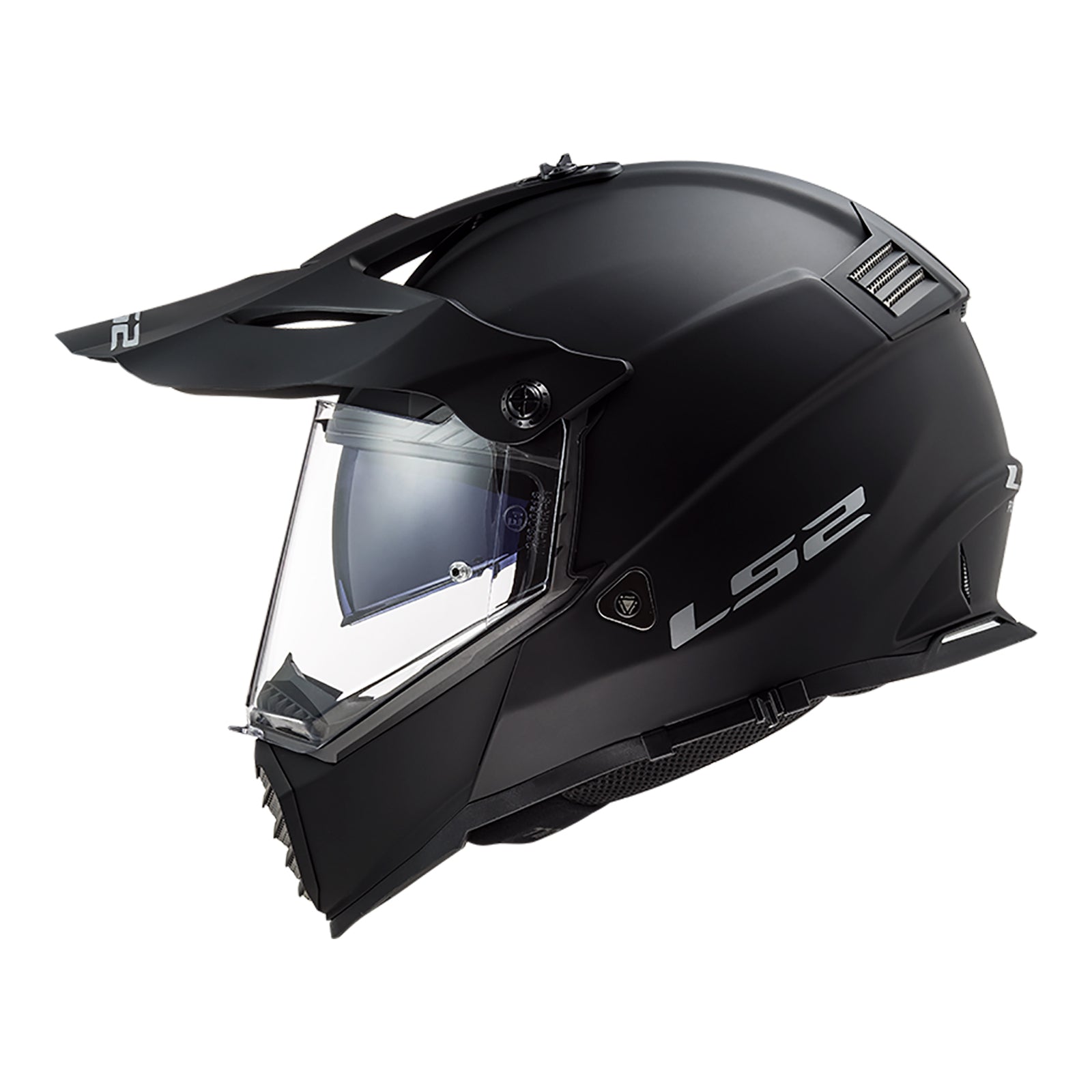 LS2 MX436 Pioneer Evo Motorcycle Helmet Matte Black