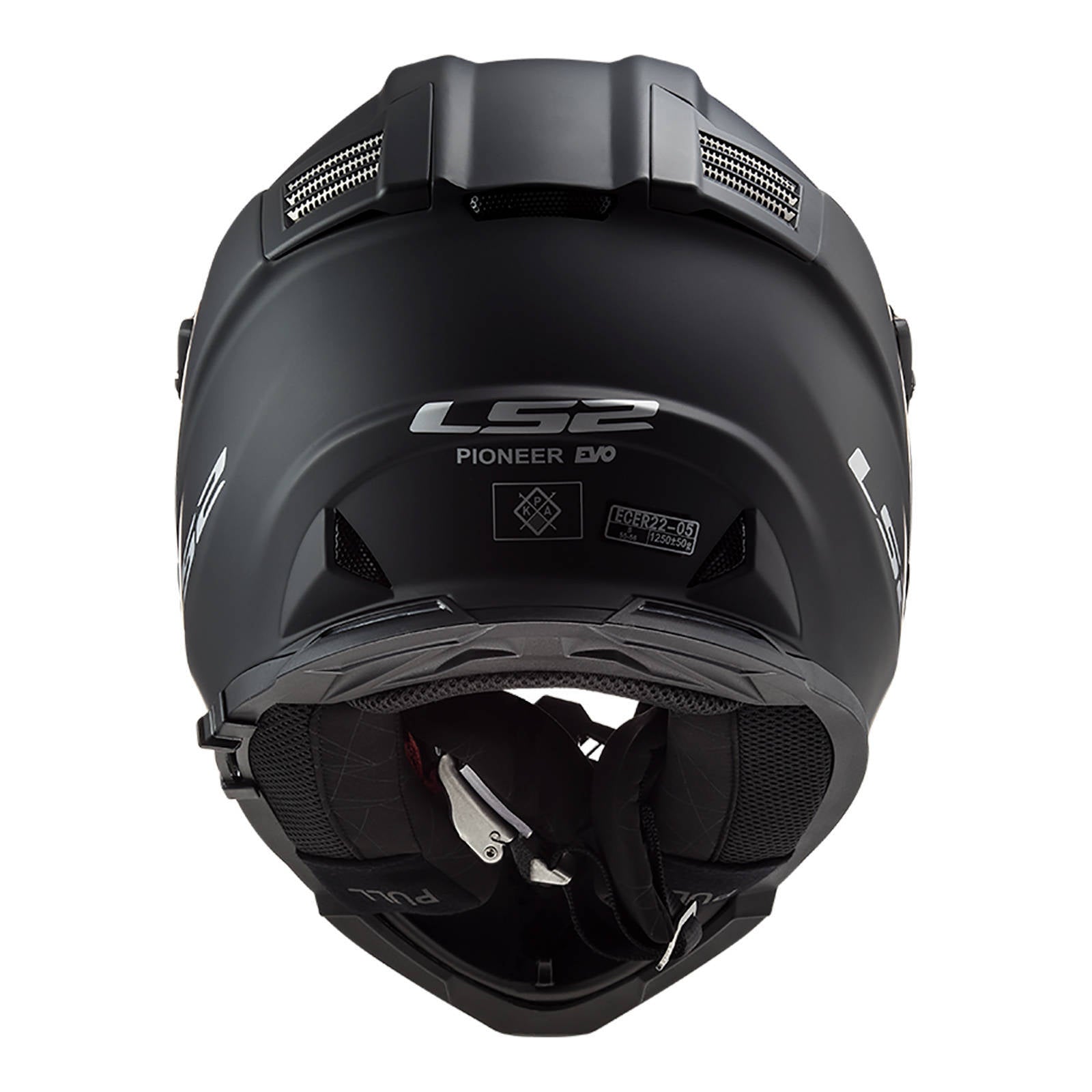 LS2 MX436 Pioneer Evo Motorcycle Helmet Matte Black