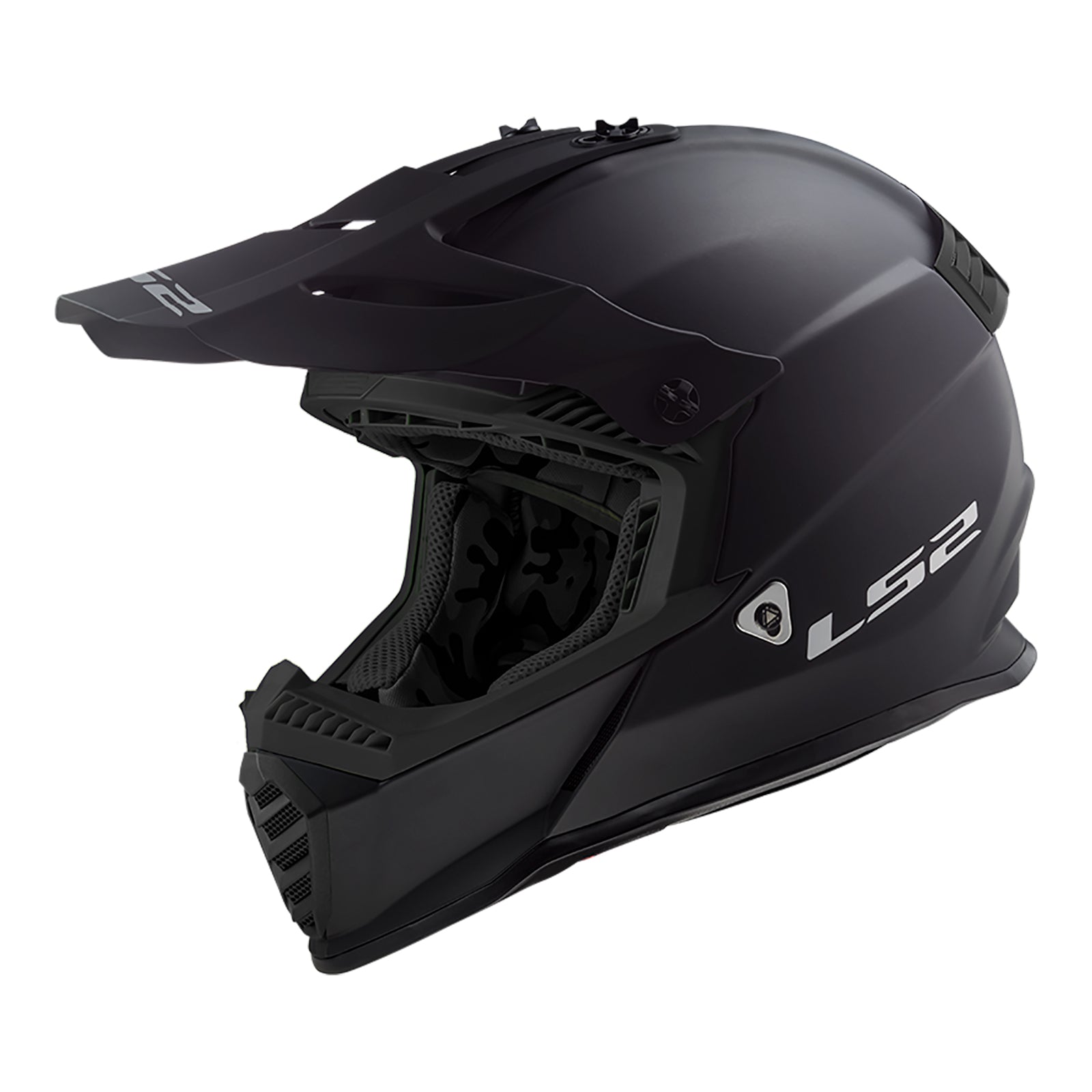 LS2 MX437 Fast Evo Helmet Matte Black