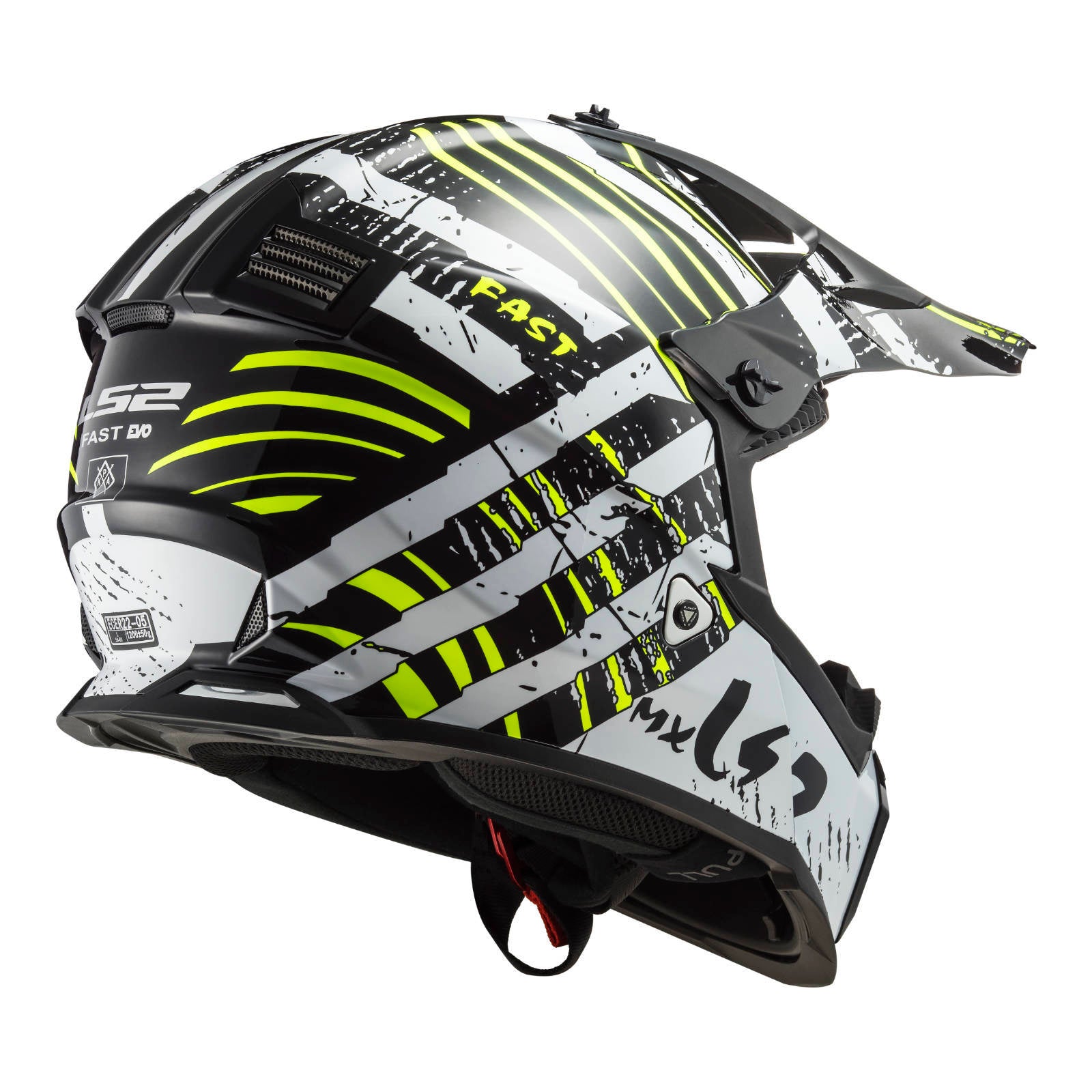 LS2 MX437 Fast Evo Verve Helmet Black / White