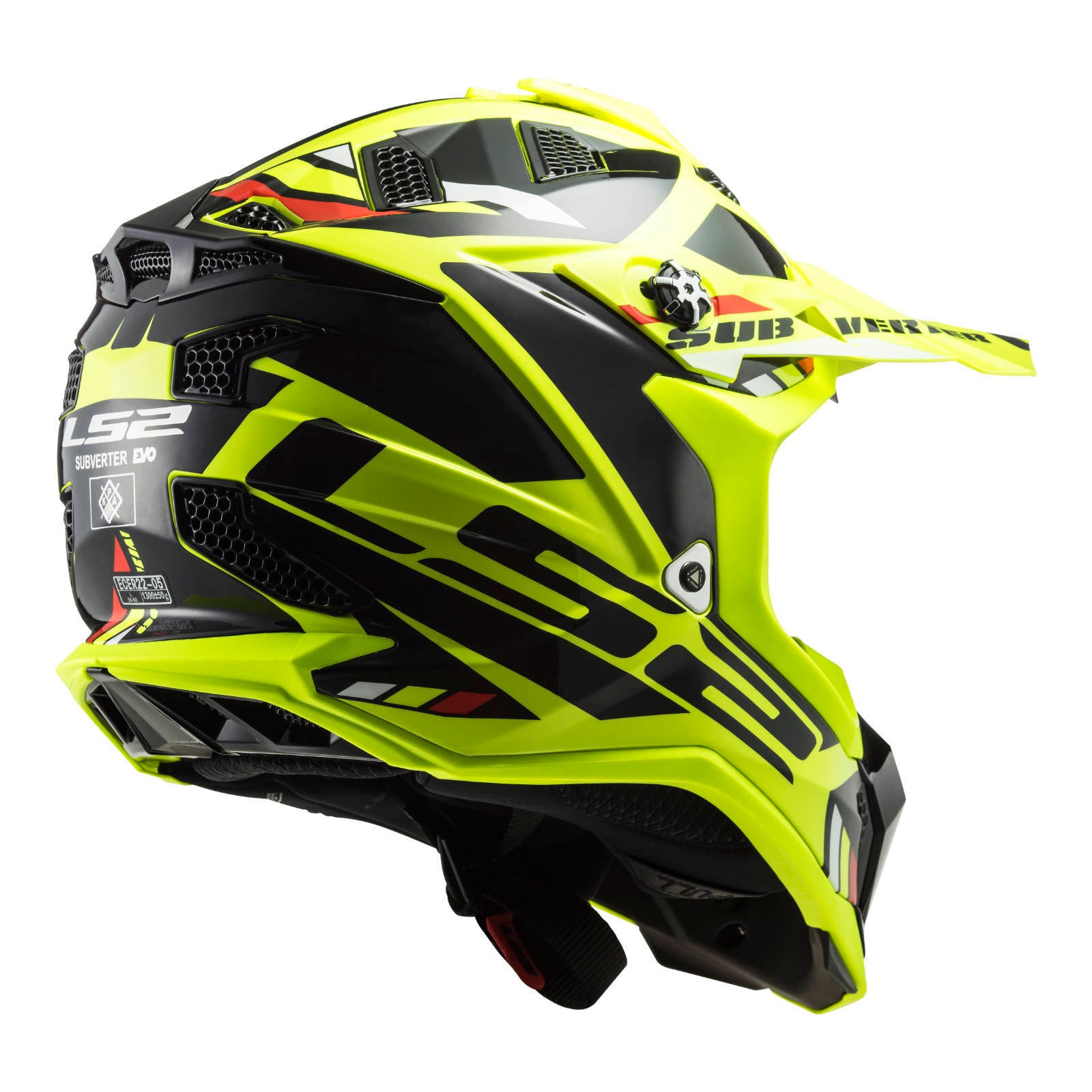 LS2 MX700 Subverter Evo Stomp Helmet - Hi-Vis Yellow / Black