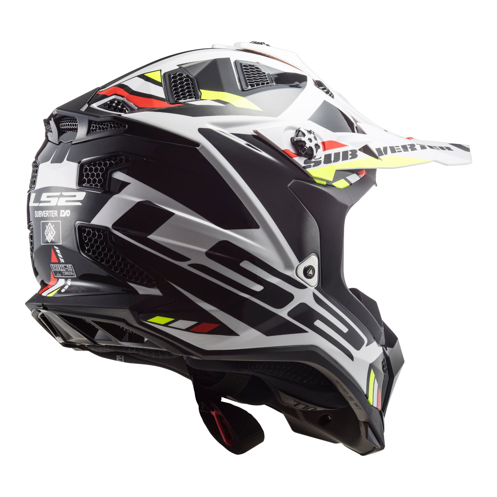 LS2 MX700 Subverter Evo Stomp Helmet Black / White