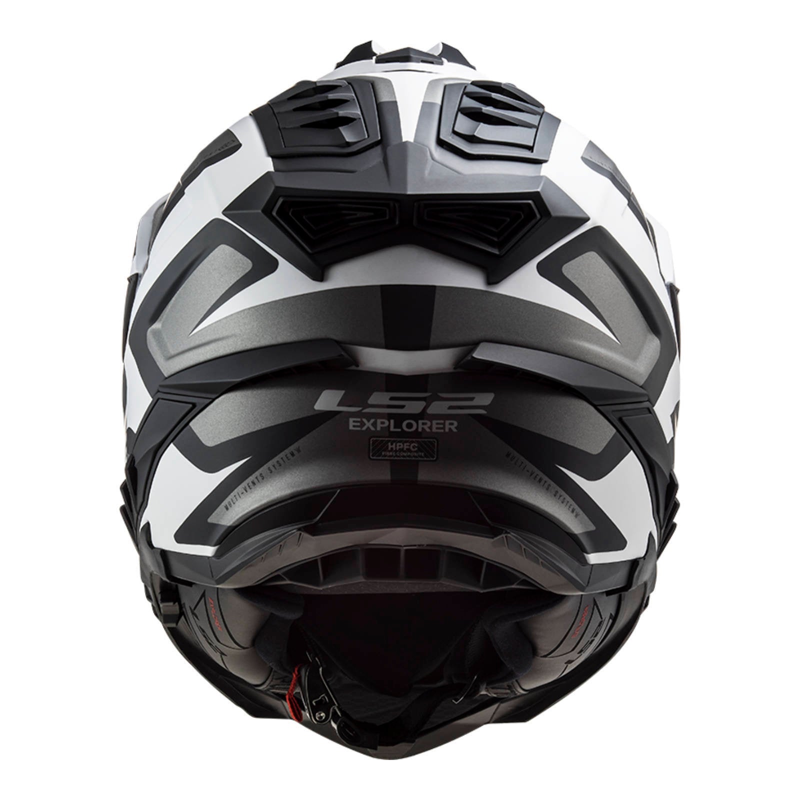 LS2 MX701 Explorer Alter HPFC Motorcycle Helmet Matte Black / White