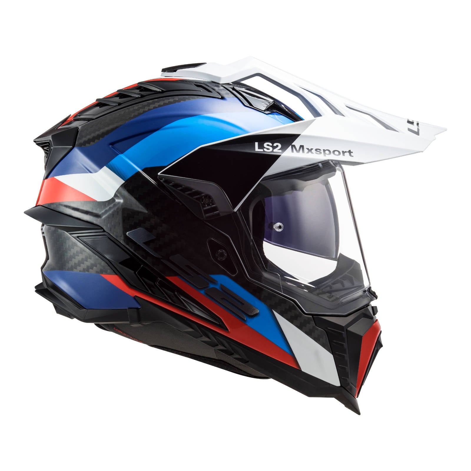 LS2 MX701 Explorer Carbon Frontier Helmet Black / Blue