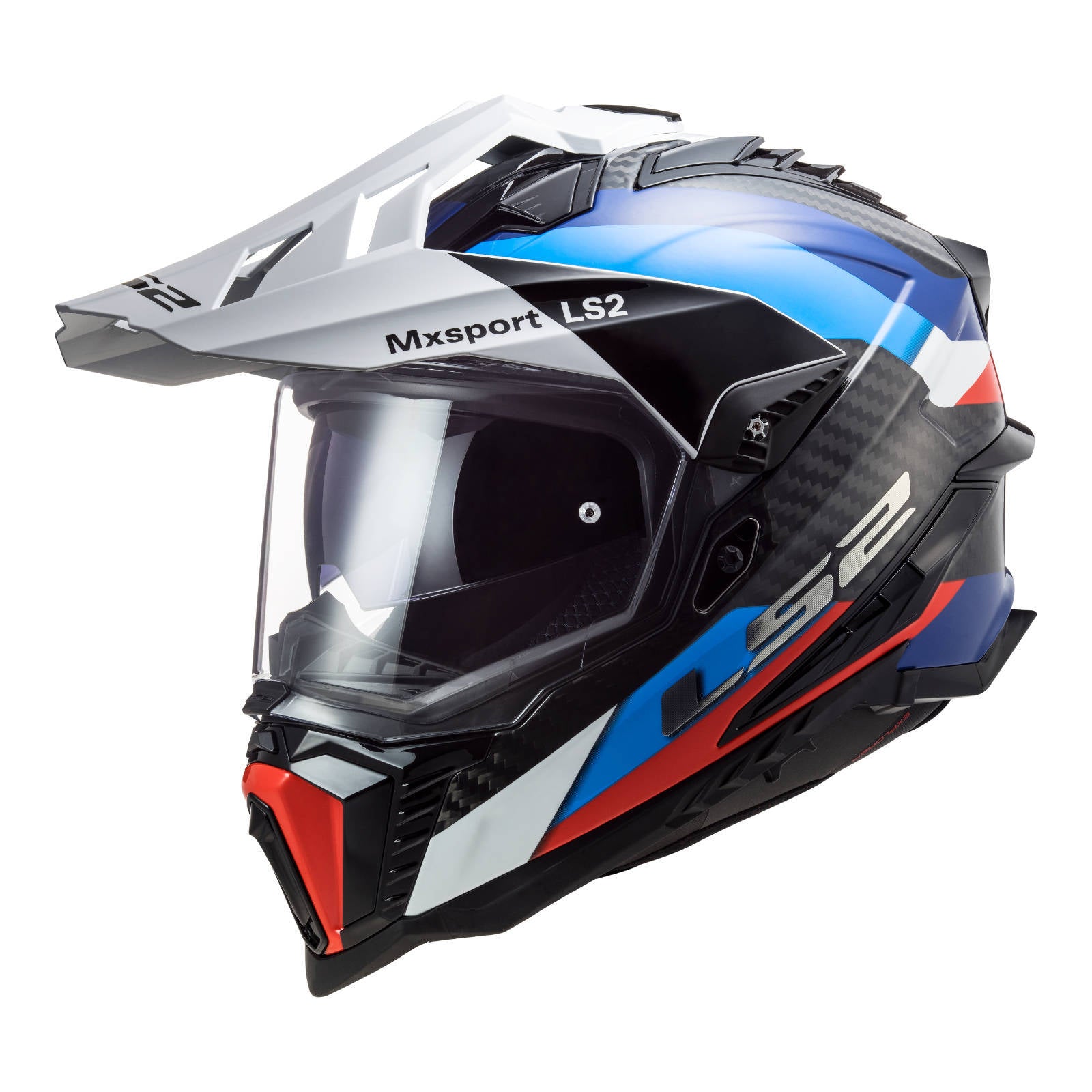 LS2 MX701 Explorer Carbon Frontier Helmet Black / Blue