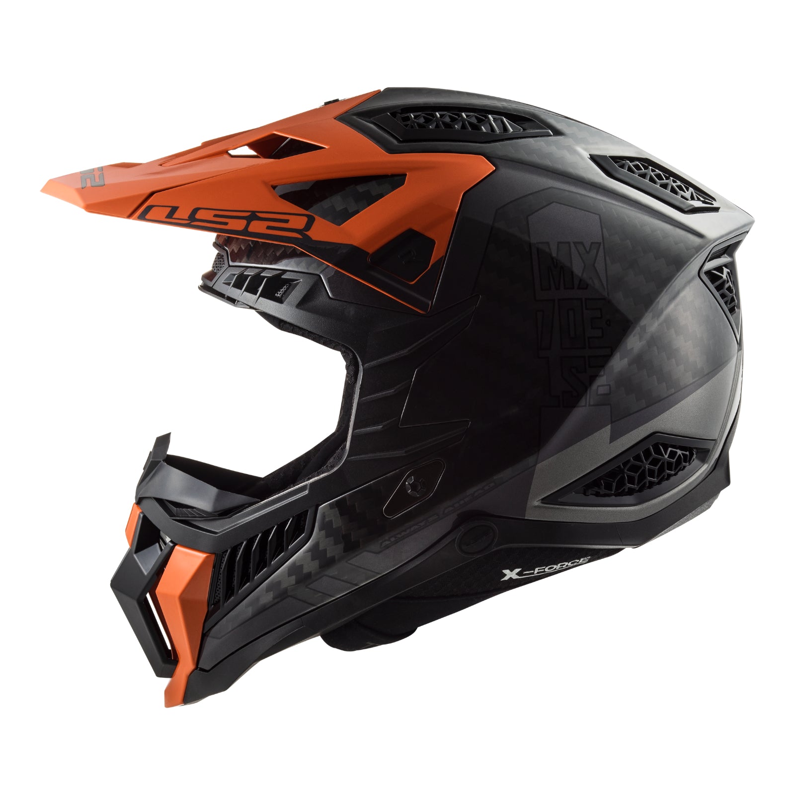 LS2 MX703 C X Force Victory Titanium / Orange