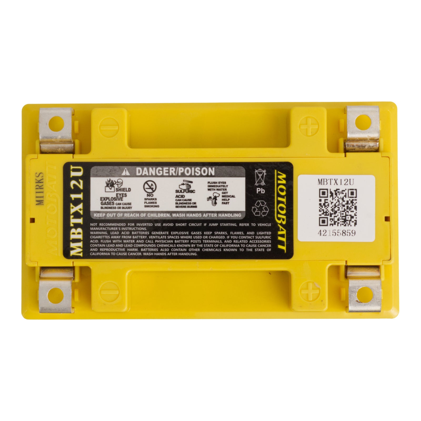 Motobatt Battery Quadflex AGM - MBTX12U