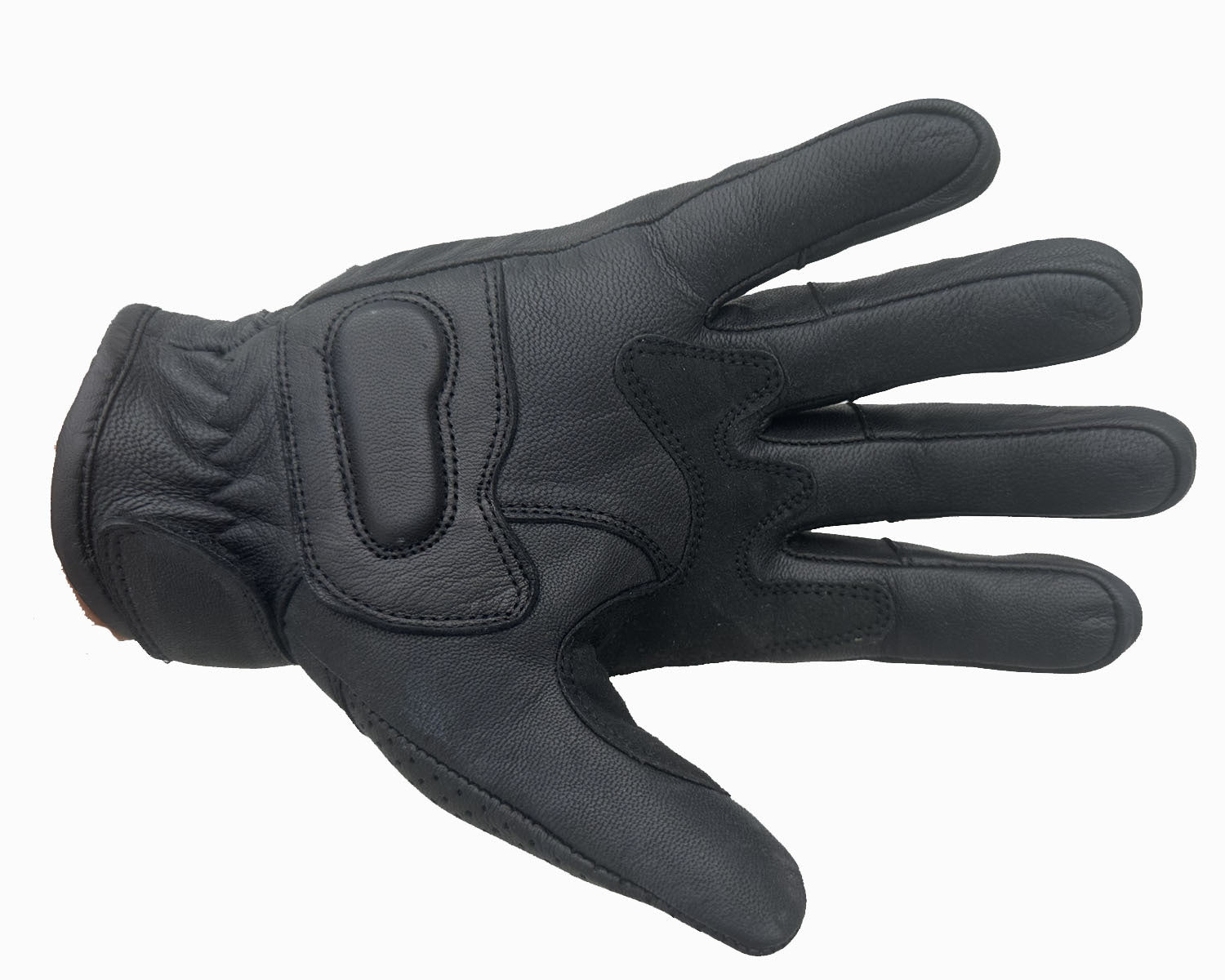 Bikers Gear Australia Meldan Perforated Leather Motorcycle Gloves