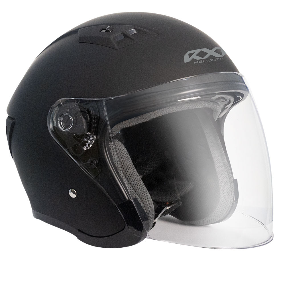 RXT Motorcycle Road Helmet Open Face Kruze Gloss