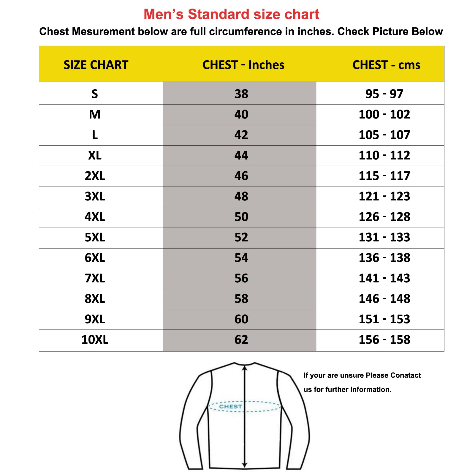 Bikers Gear Australia Exo Protective Kevlar Motorcycle Shirts Black / Grey Size Chart