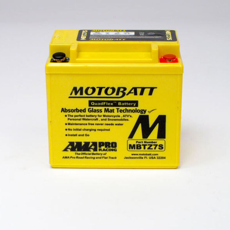 Motobatt MBTZ7S Kawasaki KLX450R 2008-2017 AGM Battery Replacement