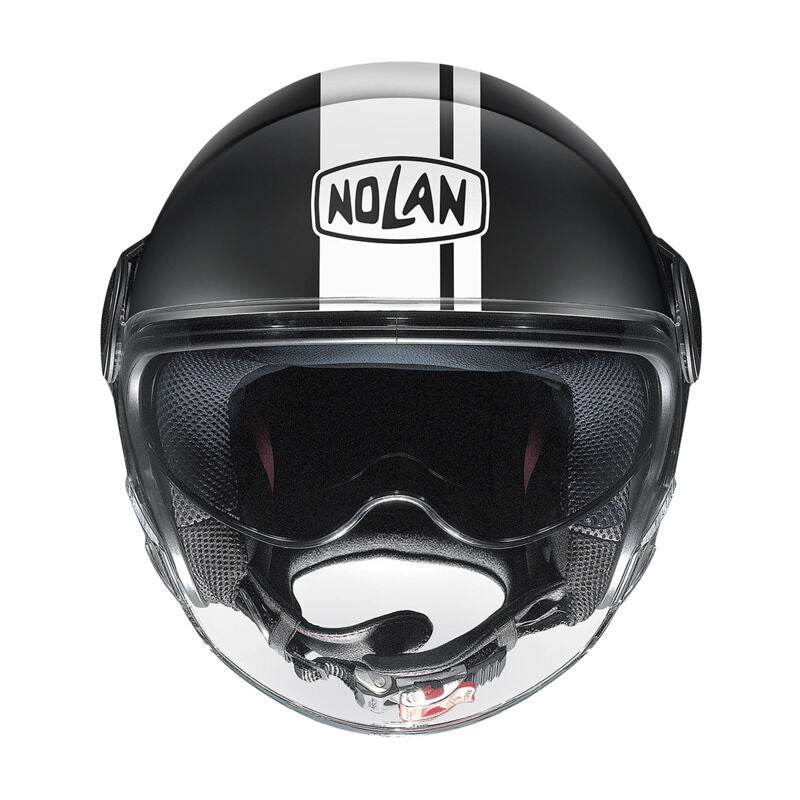 Nolan N21 Open Face with Visor Dolce Vita Helmet Flat Black White
