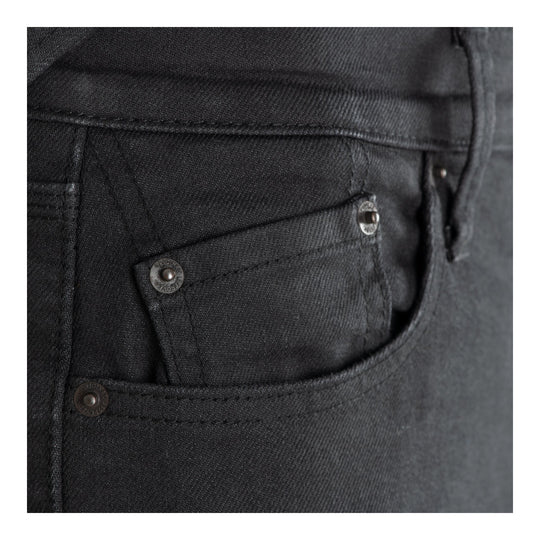 Oxford AA Mens Slim Jean - Black (Extra Long)