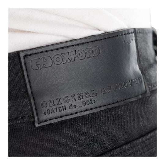 Oxford AA Mens Slim Jean - Black (Extra Long)