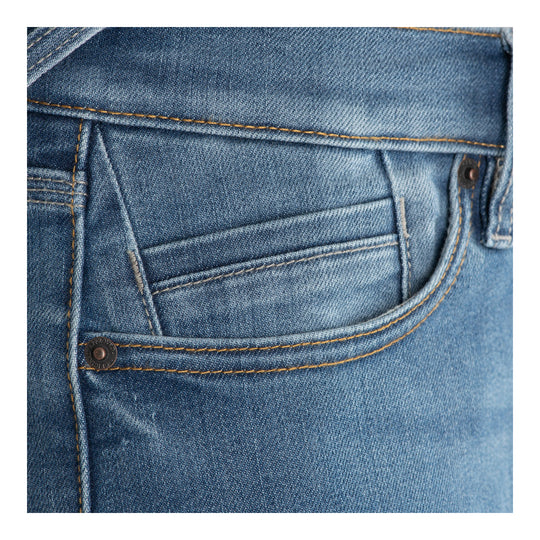 Oxford AA Men's Straight Jean - Mid Blue (Short)