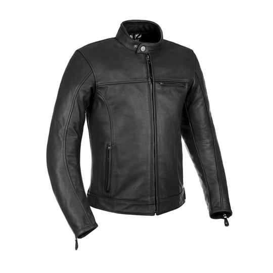 Oxford Walton Leather Jacket - Black