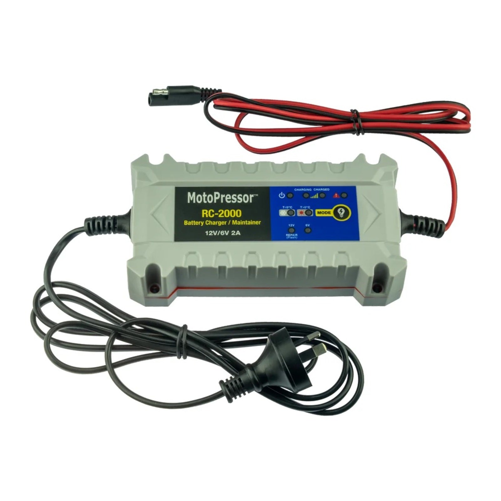 MotoPressor RC-2000 Battery Charger and Maintainer - 2000mA