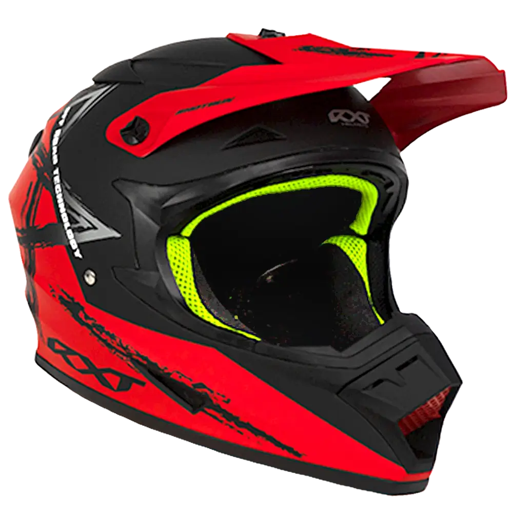 Sector Wrath Motorcycle Helmet Gloss Black / Red