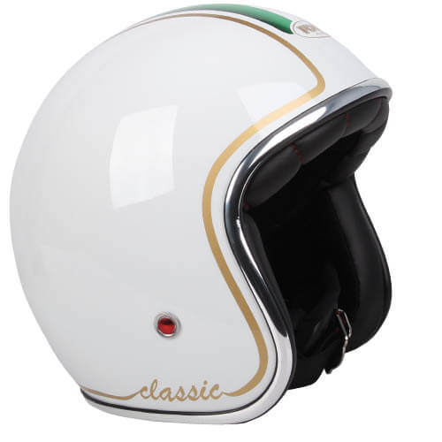 RXT Classic Motorcycle Helmet White Italy