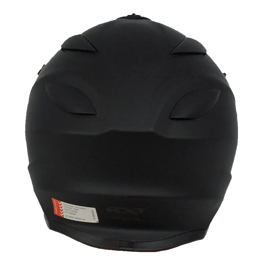 Sector Wrath Motorcycle Helmet Matt Black