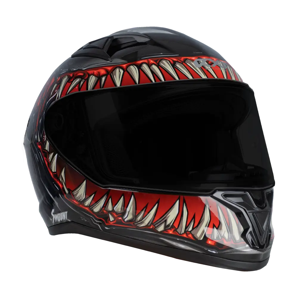 RXT Street 2 Full Face Motorcycle Helmet Evil