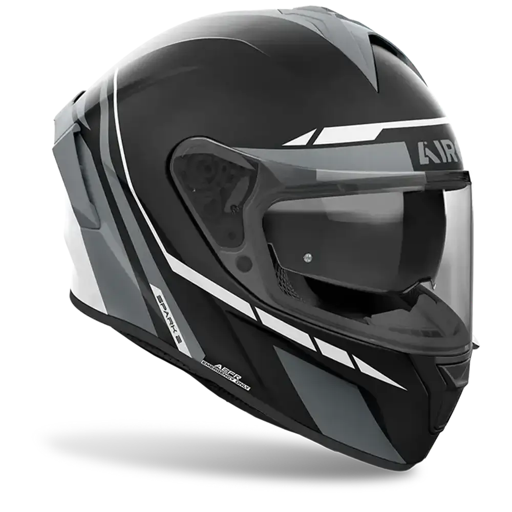 Airoh Road Motorcycle Helmet Spark 2 Spinner Grey Matt