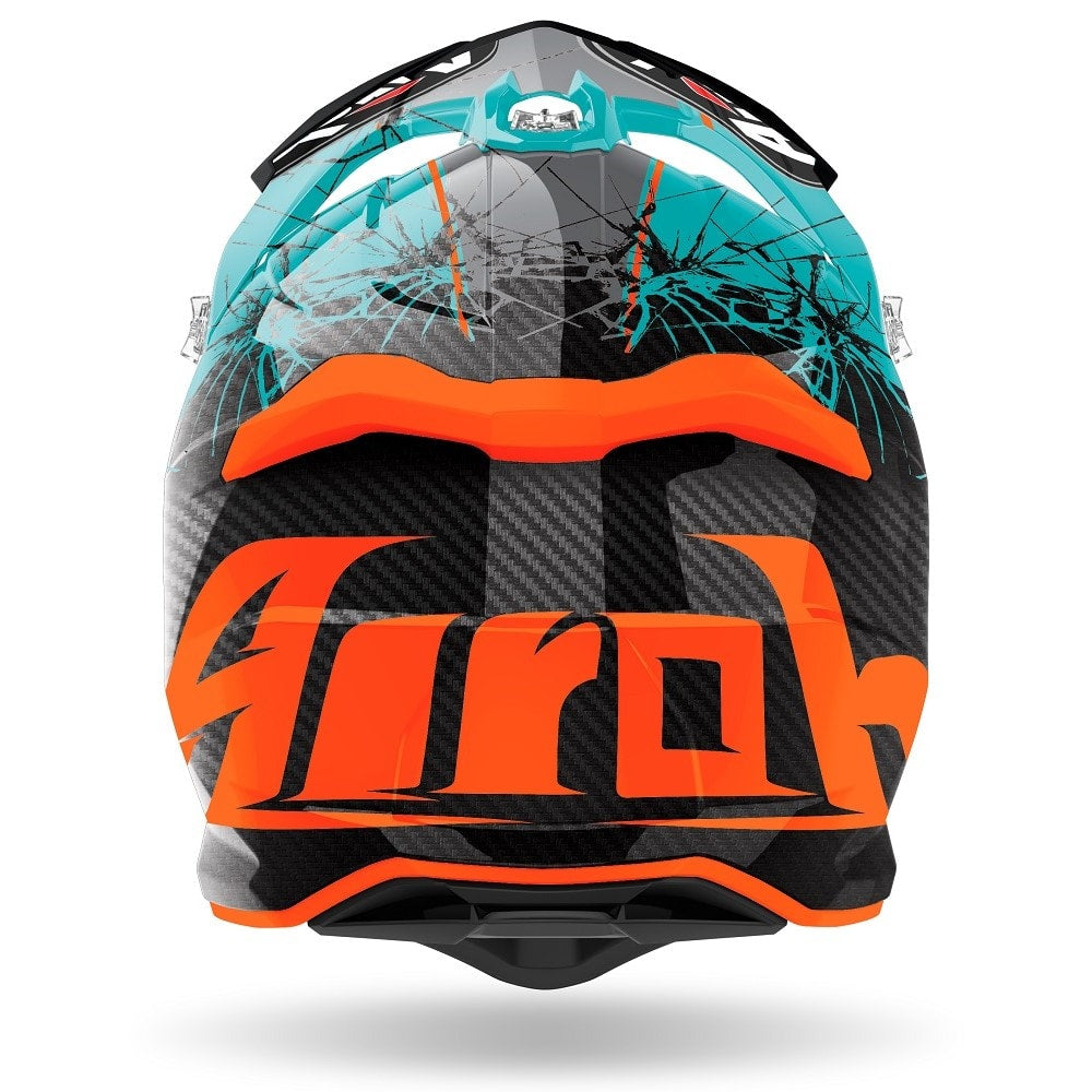 Airoh Motorbike Off Road Helmet Strycker Crack Gloss