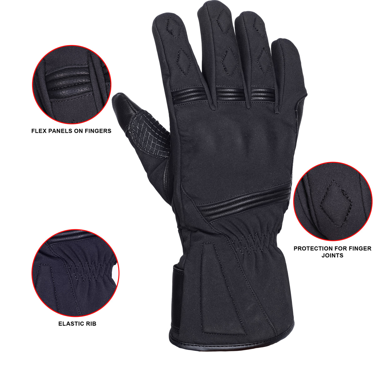BGA STR WP Sports Motorcycle Gloves