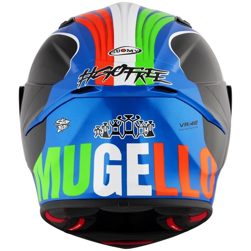 Suomy Motorcycle Track 1 E06 Pecco Mugello Replica Helmet