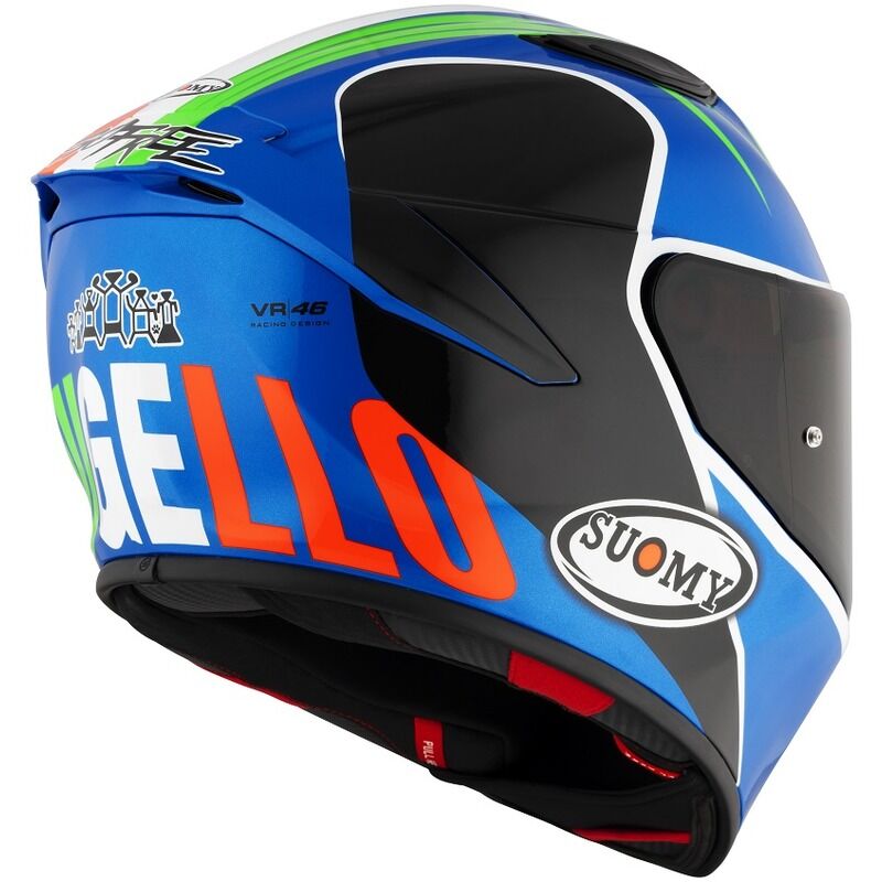 Suomy Motorcycle Track 1 E06 Pecco Mugello Replica Helmet