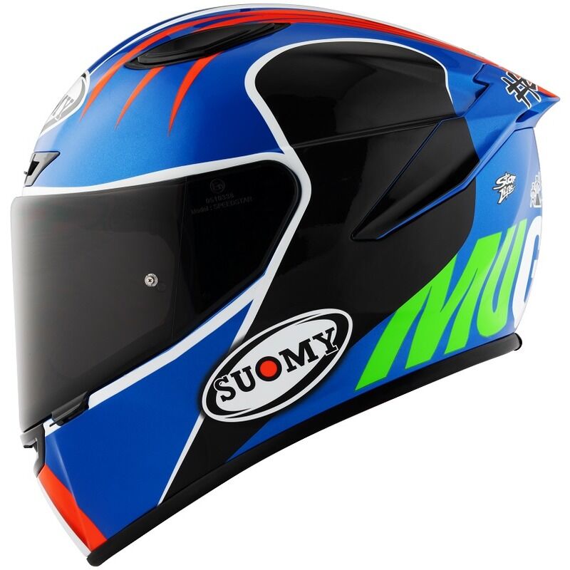 Suomy Motorcycle Track 1 E06 Pecco Mugello Replica Helmet