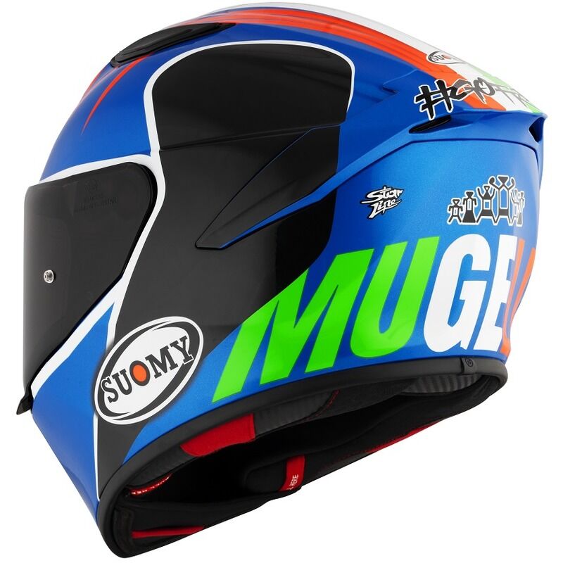 Suomy Motorcycle Track 1 E06 Pecco Mugello Replica Helmet