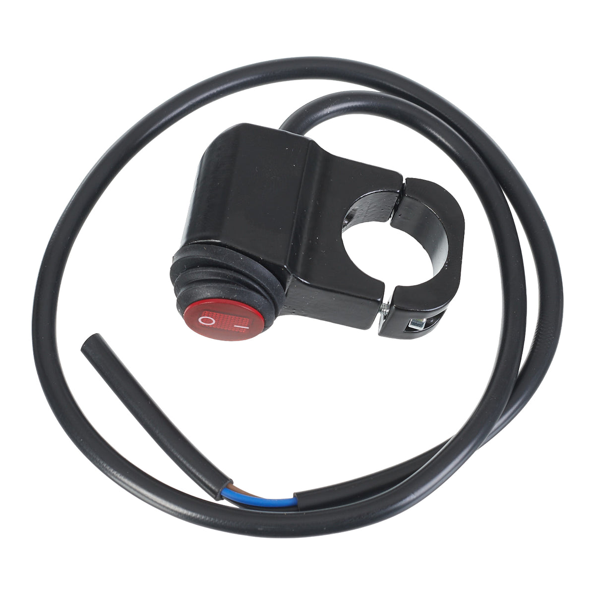 WHITES 12V ROCKER SWITCH ON-OFF RED WATERPROOF H-BAR MOUNT
