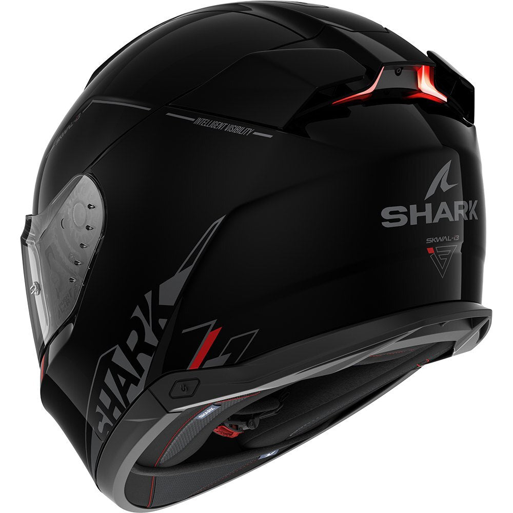 Shark Skwal i3 Rhad Full Face Motorcycle Helmet Gloss Black