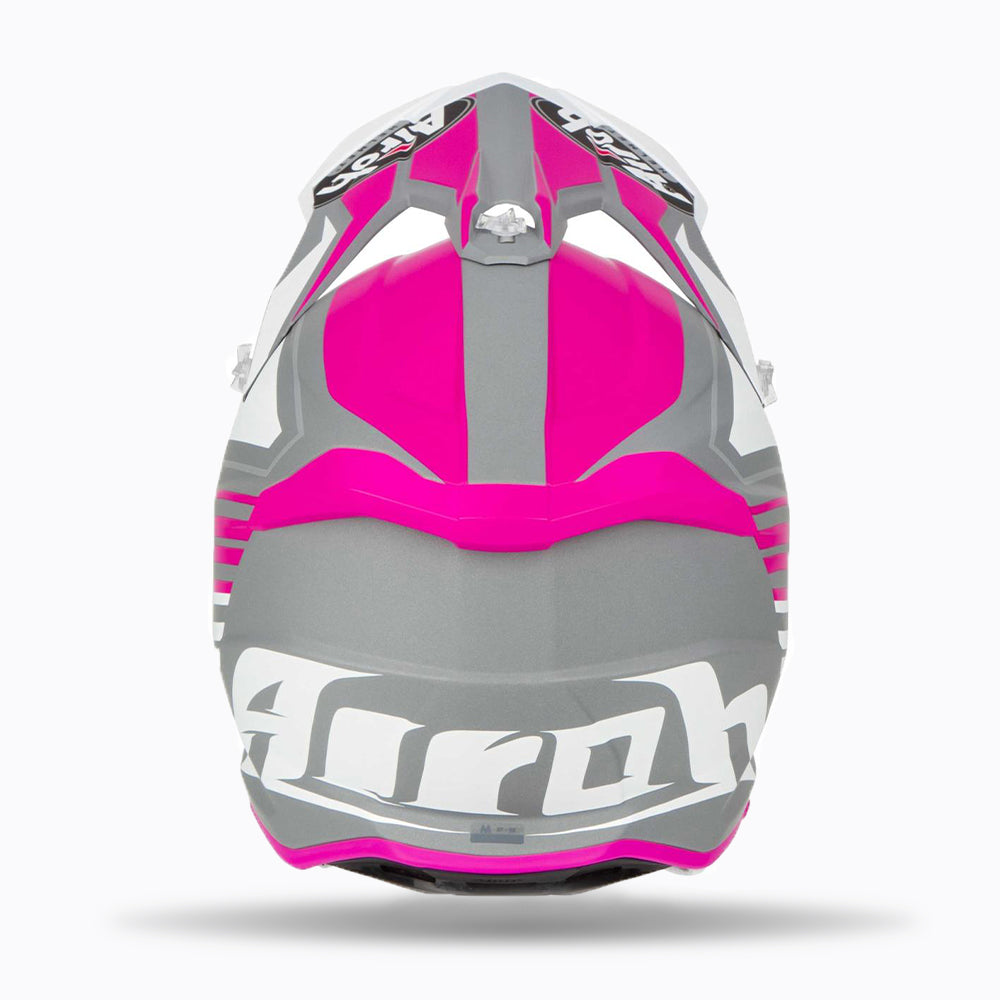 Airoh Motorbike Off Road Helmet Strycker Shaded Pink Matt