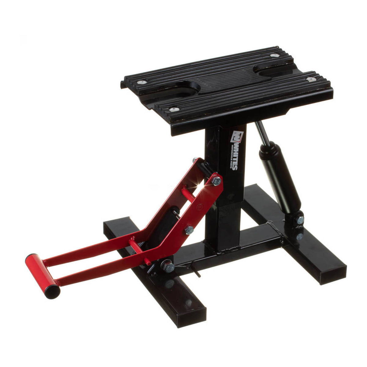 WHITES MX LIFT STAND - (HEIGHT ADJ. & HYDRAULIC DAMPER)