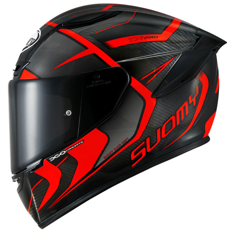 Suomy Motorcycle TX Pro Advance Full Face Helmet E06 Red