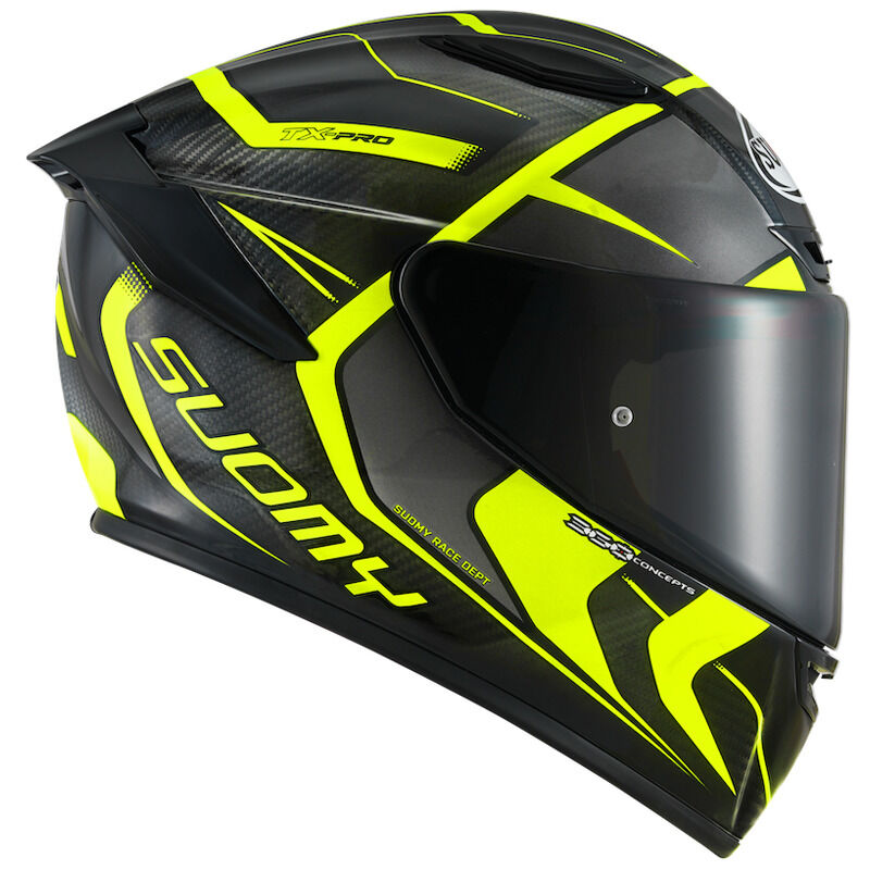 Suomy Motorcycle TX Pro Advance Full Face Helmet E06 Yellow
