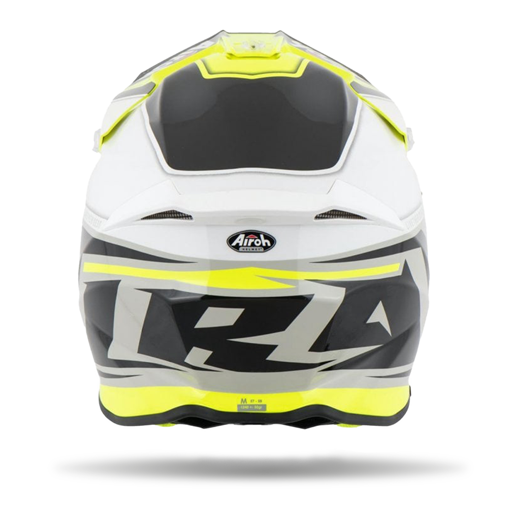 Airoh Motorbike Off Road Helmet Twist 2.0 Shaken Yellow Gloss