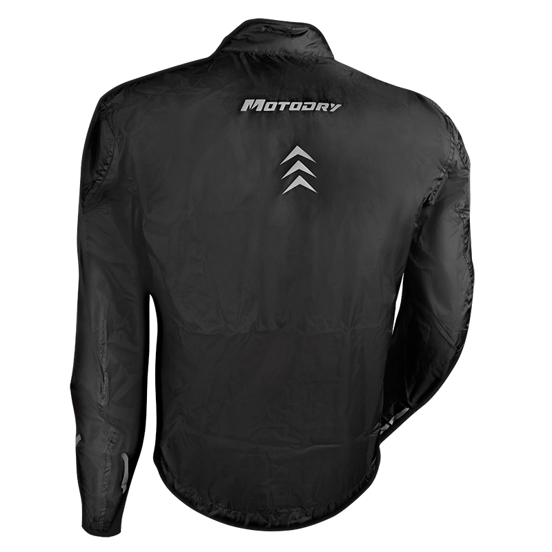 Mens Motodry Ultra Vent Motorcycle Rain Jacket Black