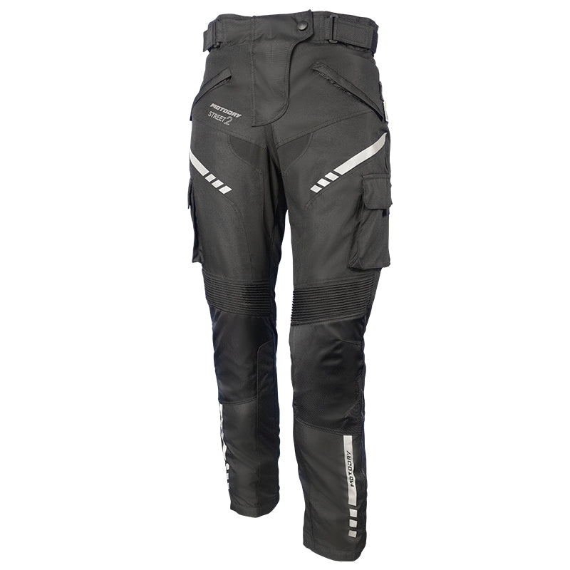 Womens Motodry Street 2 Motorcycle Pants Black