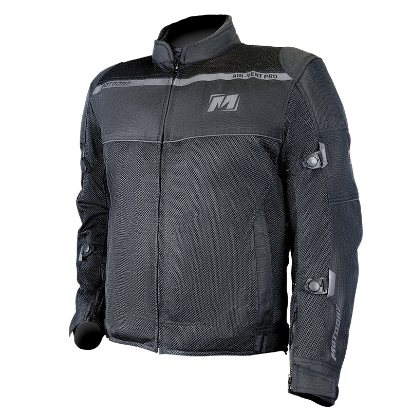 Mens Motodry Textile Jacket Air-Vent Pro Black