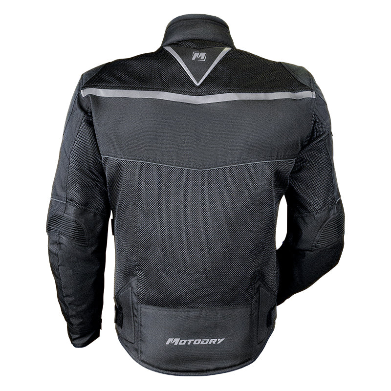 Mens Motodry Textile Jacket Air-Vent Pro Black